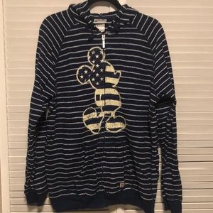 Disney Vintage Look Mickey Mouse Hoodie Mens L